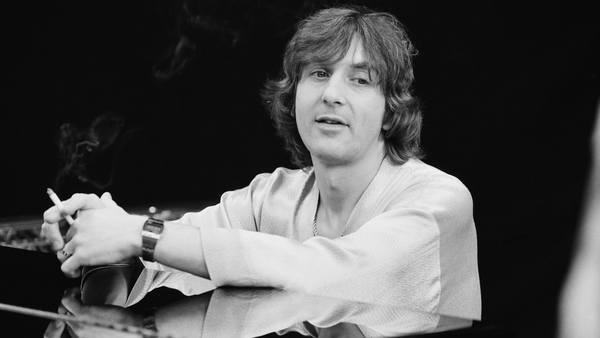 Richard Tandy on the set of a video shoot in May 1979