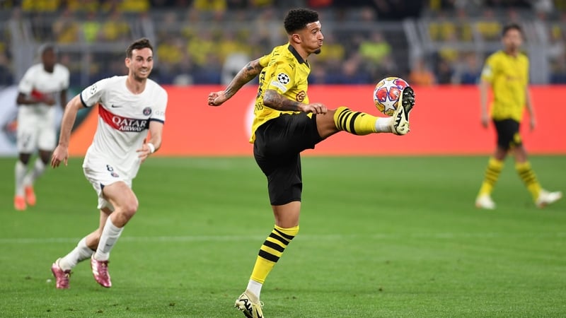 Jadon Sancho showed his quality in the first leg against PSG