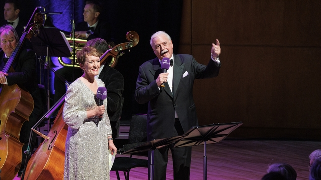 RTÉ lyric presenters Aedín Gromley and Marty Whelan