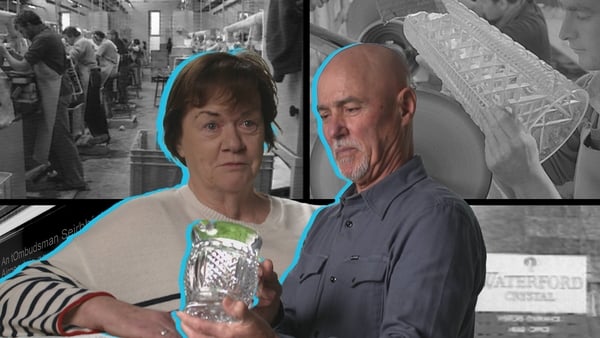 Former workers at Waterford Crystal allege the company failed to properly inform them of their pension options.