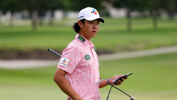Kris Kim is the son of former LPGA player Ji-Hyun Suh