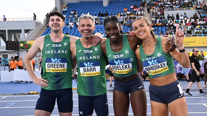 Ireland's mixed 4x400m relay team will head to Rome in top form