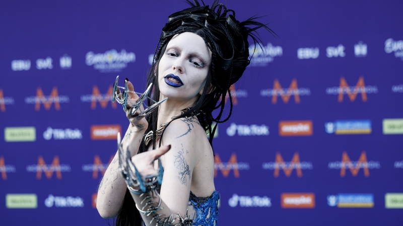 Bambie Thug says they are "so proud" to be representing Ireland as they appear at the Eurovision opening ceremony on Sunday