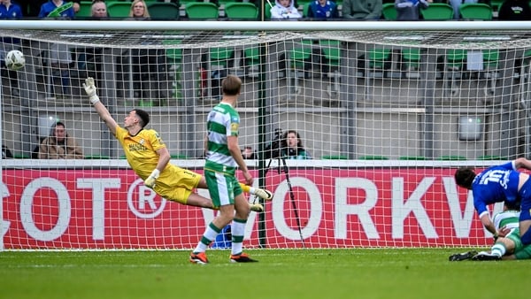 Connor Parsons fires home Waterford's third goal