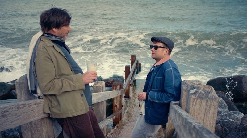 Alex James and Damon Albarn of Blur