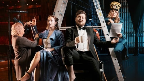 Wexford Festival Opera Wardrobe Supervisor Anne Reck, with artists Jade Phoenix, Rory Dunne and Ioana Pipelea