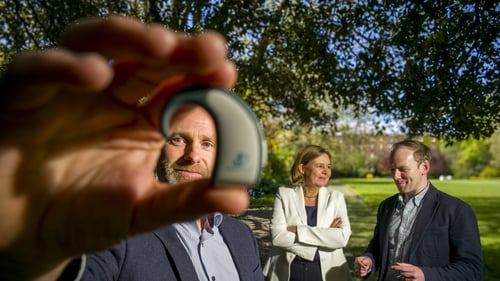 (L-R): Mark Barry, CEO, Vertigenius; Dr Dara Meldrum, Founder, Vertigenius; and Conor O'Sullivan, Investment Director, Atlantic Bridge