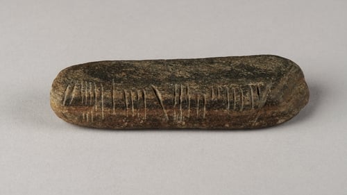 The 11cm rectangular sandstone rock was found by accident in Coventry by a geography teacher (credit: Birmingham Museums Trust)