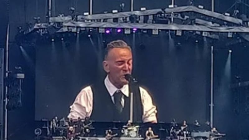 Belfast Boss - Bruce Springsteen at Boucher Playing Fields on Thursday night