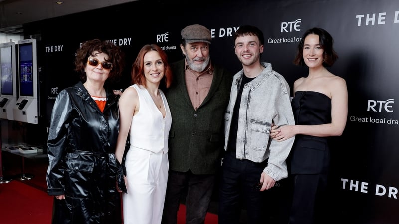 Pom Boyd, Róisín Gallagher, Ciaran Hinds, Adam Richardson and Siobhán Cullen