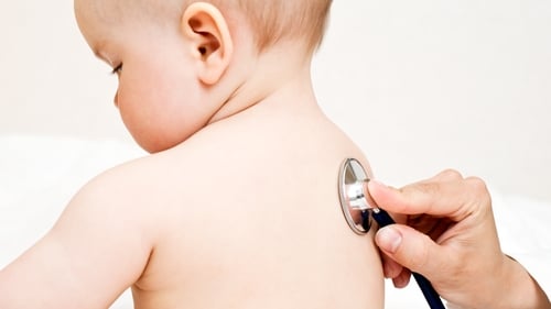 Whooping cough can cause long bouts of coughing and choking, which can make it hard to breathe (stock image)