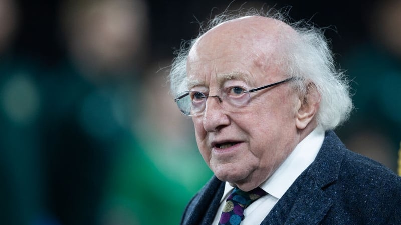 President Higgins highlighted the 'valued relationship' between Ireland and the United States