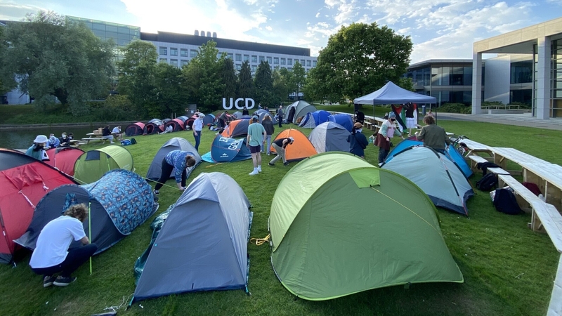 The protest at UCD went on for four weeks