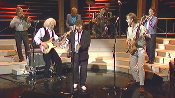 The Famous Valentines performing 'Jailhouse Rock on 'The Late Late Show' in 1989.