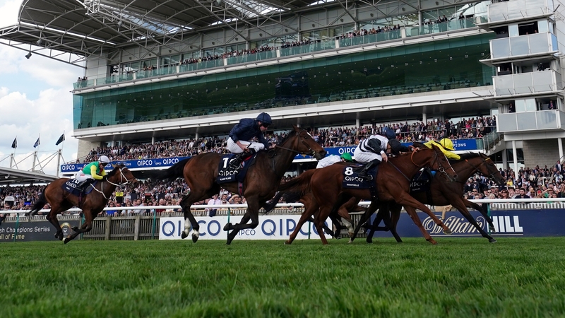 Ylang Ylang (near side) was only a length behind 1000 Guineas heroine Elmalka at Newmarket