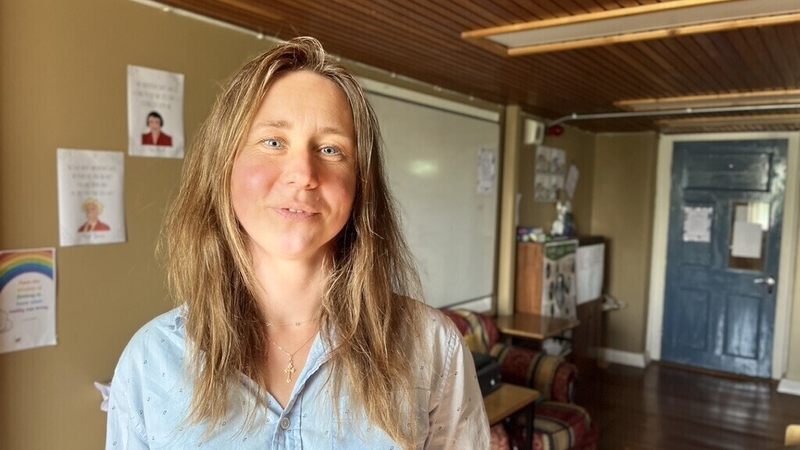 Olha Voziian has been working as a teacher, supporting Ukrainian students who are learning English and both primary and secondary schools in the city