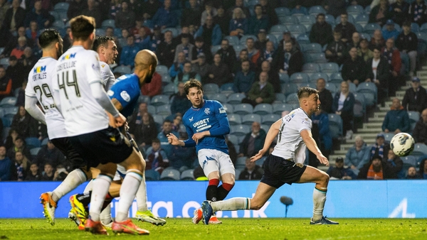 Scott Wright scores his second of the game to make it 5-2 to Rangers