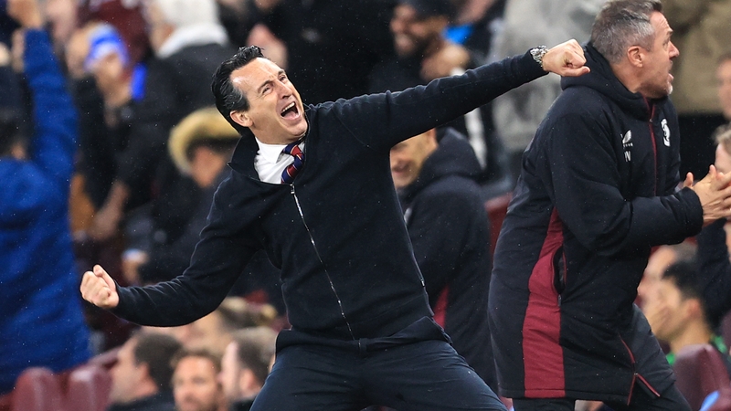 It's been a brilliant season for Aston Villa boss Unai Emery