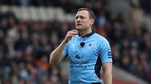Referee Matthew Carley