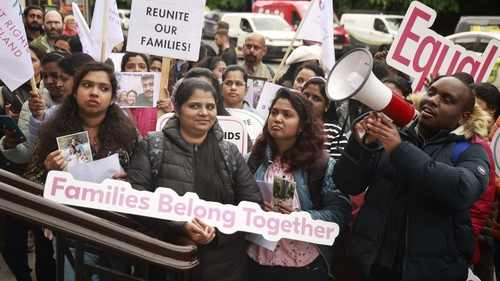 The Migrant Rights Centre Ireland organised the demonstration