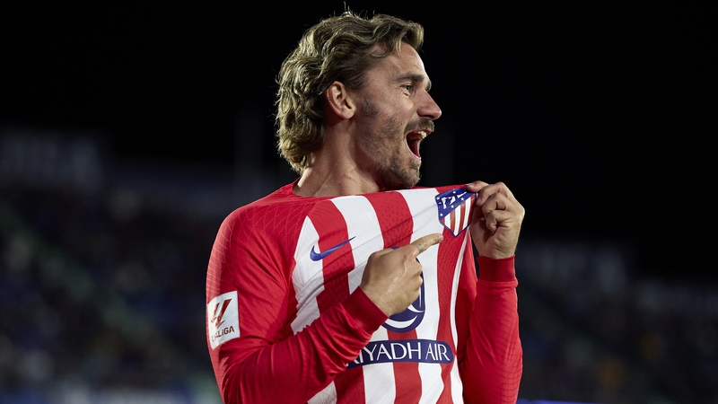 Antoine Griezmann was in top form for Atletico Madrid