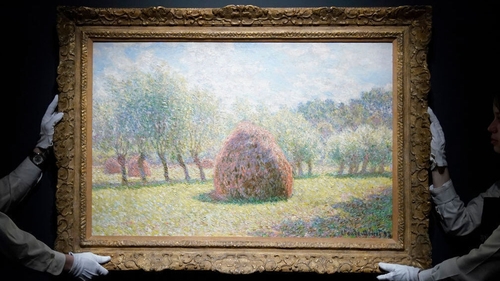 'Meules à Giverny' was painted by Claude Monet in 1893