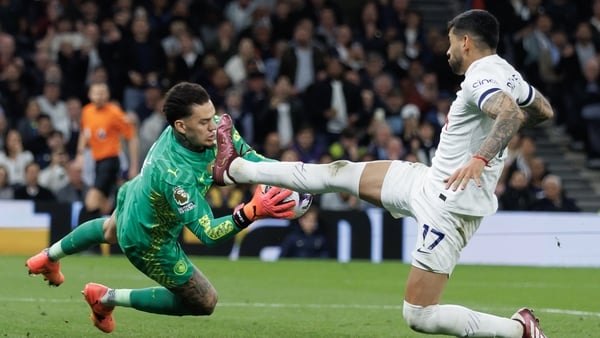 Ederson suffered the injury after a collision with Cristian Romero