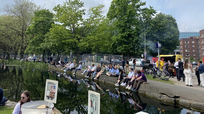 There is some annoyance over the barricades being placed along the canal