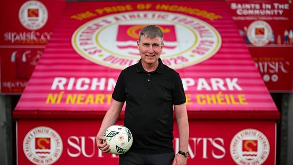 Stephen Kenny in Richmond Park this evening