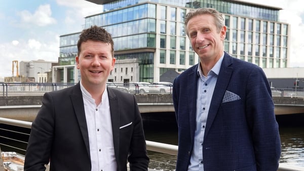 (L-R) Dermot O'Shea, founder and managing director of WONDR, and Conor Buckley, CEO of Granite