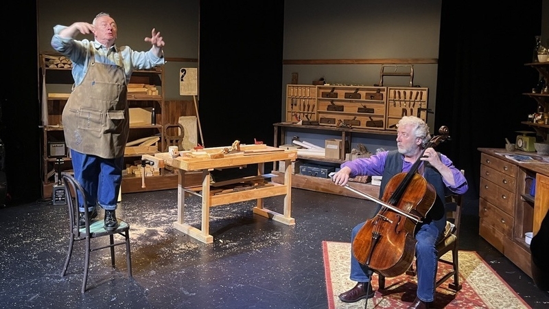 Little John Nee and Neil Martin will perform The Song of the Trees for younger audiences during Cellissimo