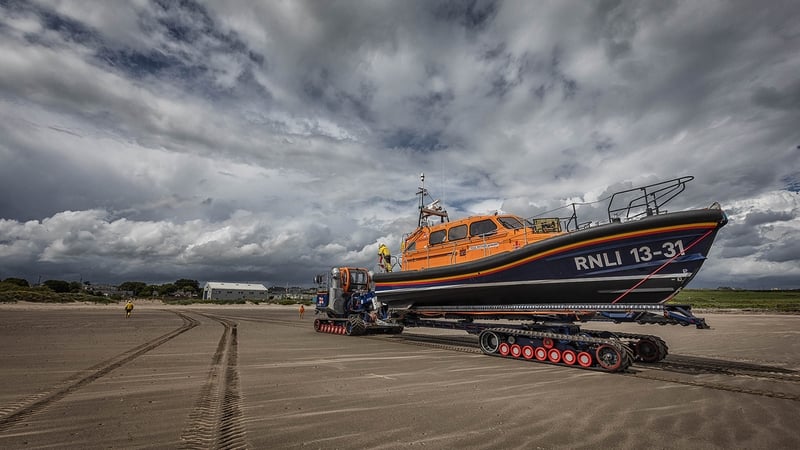 RNLI members from Clogherhead were among those who responded (file image)