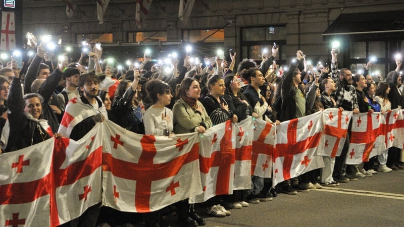 A wave of protests have been held in Georgia against the controversial 'foreign influence' law