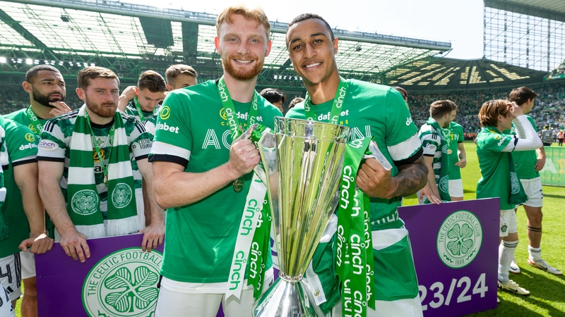 Liam Scales and Adam Idah are winning with Celtic!