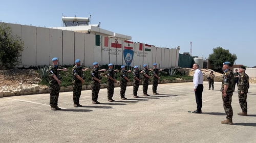 Micheál Martin said the Irish troops in the region 'operate a first-class operation'