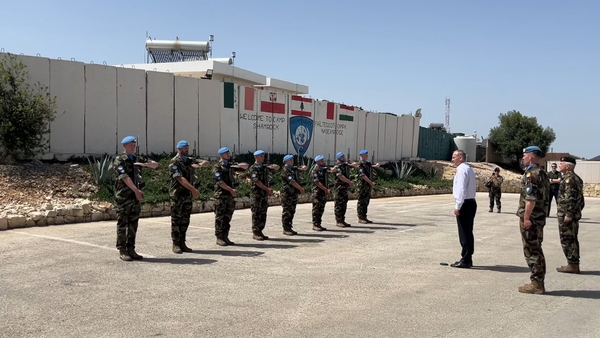 Micheál Martin said the Irish troops in the region 'operate a first-class operation'