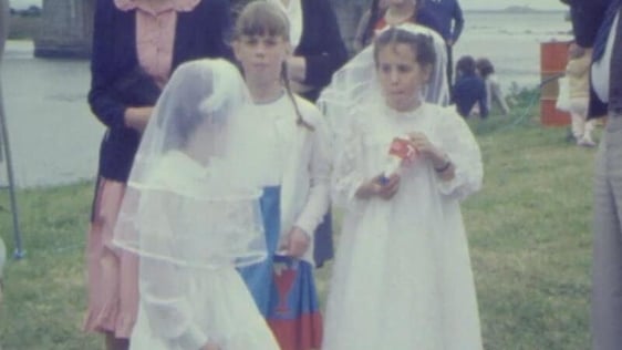 First communicants at Lough Atalia Festival (1984)