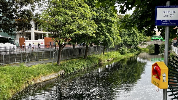 The multi-agency operation cleared tents from a section of the canal at Mespil Road