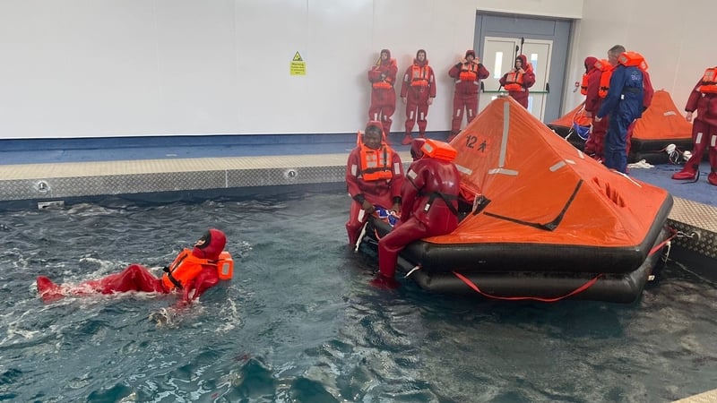Sea survival is a key part of basic training that prepares fishers in the event of an accident at sea