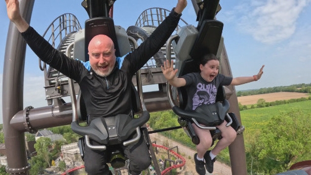 'Na Fianna Force' reaches heights of 32 metres and speeds of up to 90km/h. 