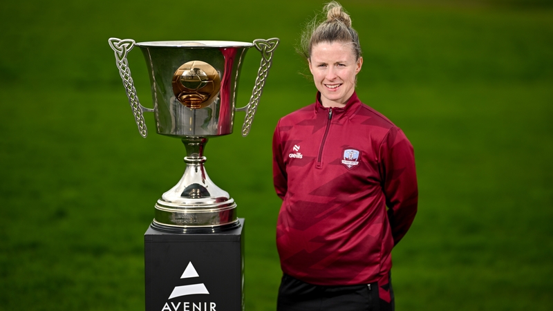 Galway United captain Lynsey McKey at the launch of the 2024 Avenir Sports All-Island Cup