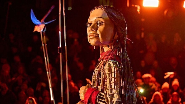 The journey of Little Amal - giant refugee puppet to visit Dublin
