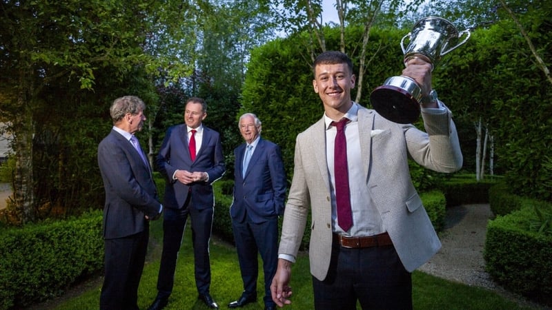 Danny Doyle from Rathangan, Co Kildare, was presented with his award by the Minister for Agriculture Charlie McConalogue TD