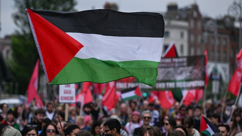 March for Palestine in Dublin on May 18, 2024. Photo: Getty Images