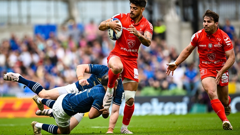 Romain Ntamack and Antoine Dupont (r) are among the Toulouse danger men