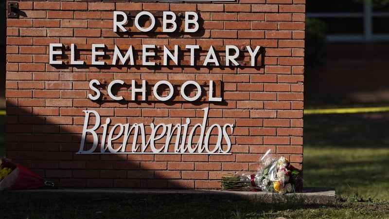 Nineteen children and two teachers were killed two years ago at Robb Elementary School (file image)