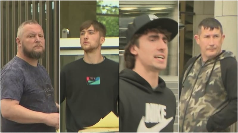 (L-R) Roger Long, Jordan O'Donoghue, Conor Cillian and Ian Cahill