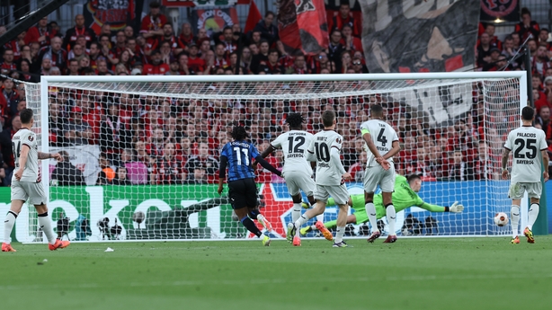 Ademola Lookman scored a hat-trick to help Atalanta win the Europa League in Dublin