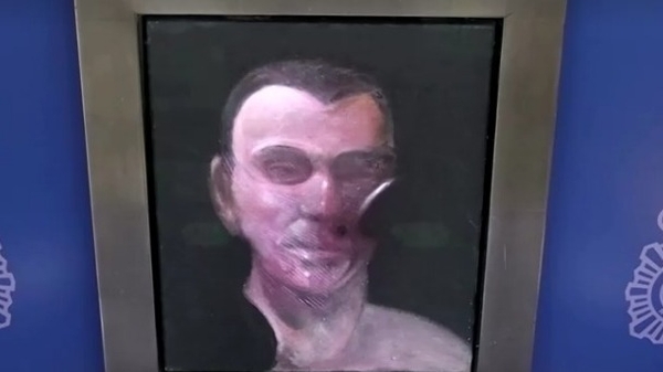 'Study for Portrait of Jose Capelo' was painted in 1989 (Pic: Spanish National Police)