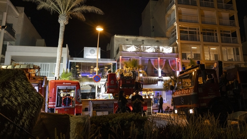 At least 17 people were injured in the incident